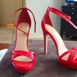 Beautiful red stilettos